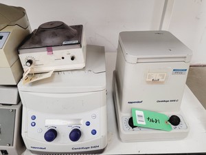 Thumbnail image of Job Lot of Benchtop Laboratory Centrifuges - Eppendorf, MSE, Sanyo, Beckman Lab