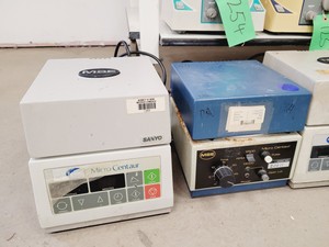 Thumbnail image of Job Lot of Benchtop Laboratory Centrifuges - Eppendorf, MSE, Sanyo, Beckman Lab