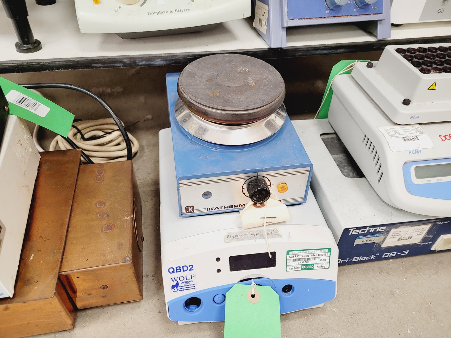 Image of Large Job Lot of Laboratory Hotplates, Block Heaters & Magnetic Stirrers Lab