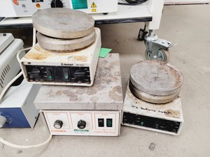 Thumbnail image of Large Job Lot of Laboratory Hotplates, Block Heaters & Magnetic Stirrers Lab