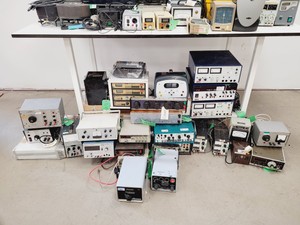 Thumbnail image of Large Lot Electrical Engineering Units Pulse Function Generators, Power Supplies