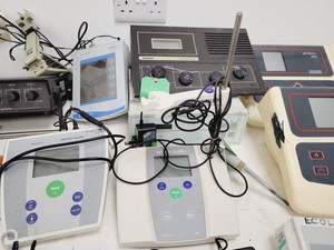 Thumbnail image of Job Lot of Laboratory pH Meters & Probes - Hanna, Mettler, Jenway Lab