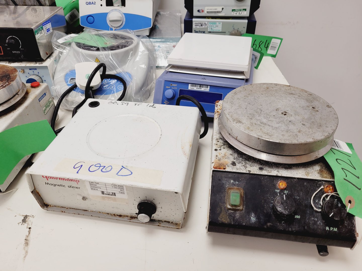 Image of Job Lot of Laboratory Hotplates, Magnetic Stirrers & Block Heaters Lab