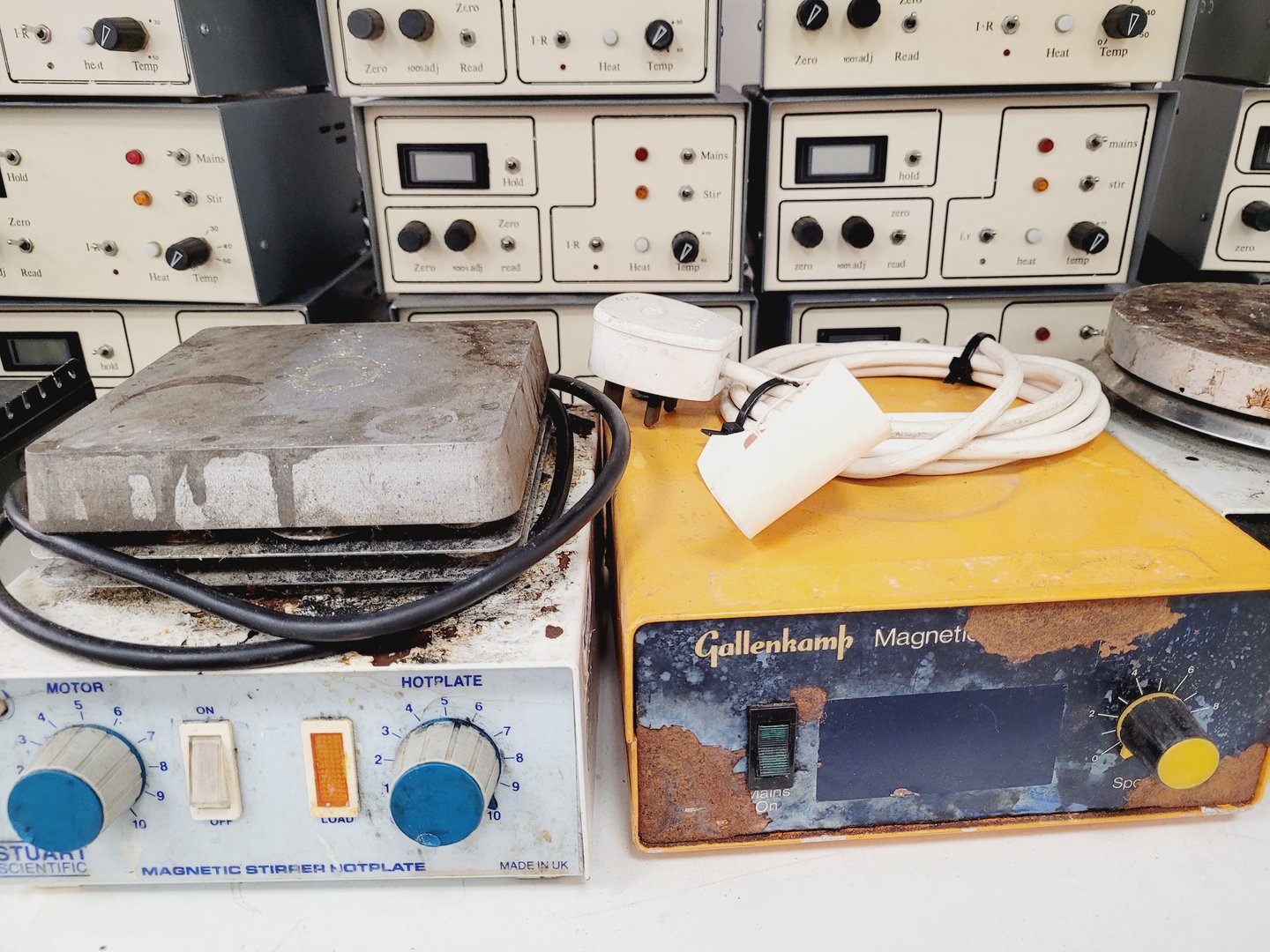 Image of Job Lot of Laboratory Hotplates, Magnetic Stirrers & Block Heaters Lab