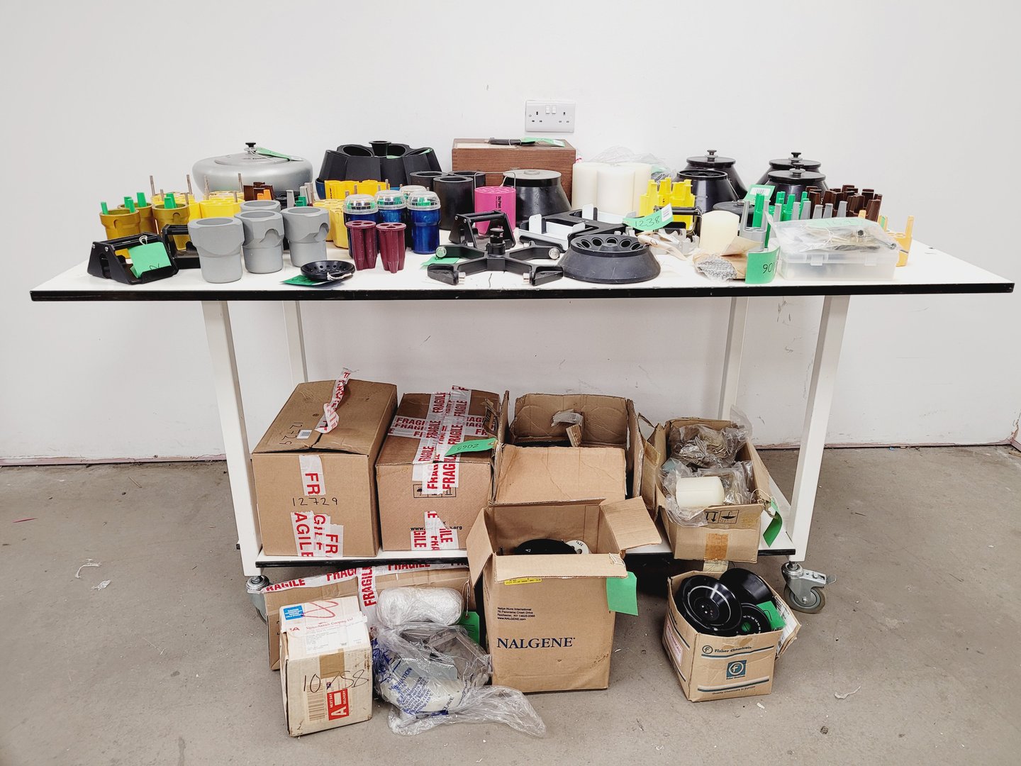 Image of Job Lot of Laboratory Centrifuge Rotors, Buckets & Adapters - Sorvall Thermo MSE