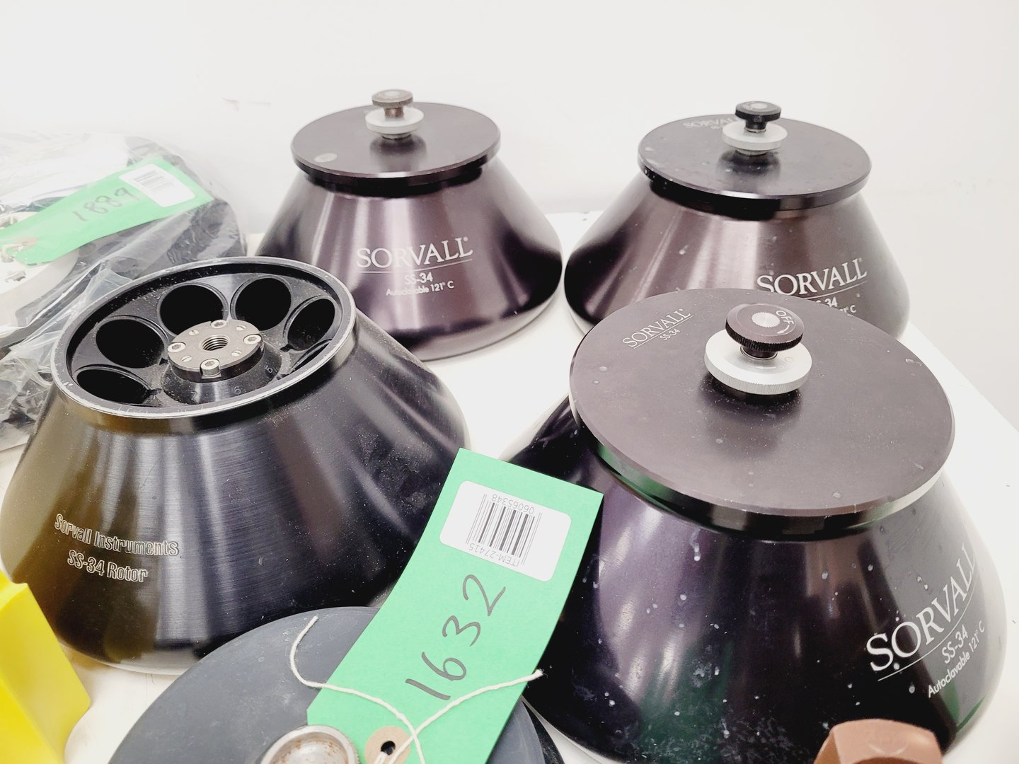 Image of Job Lot of Laboratory Centrifuge Rotors, Buckets & Adapters - Sorvall Thermo MSE
