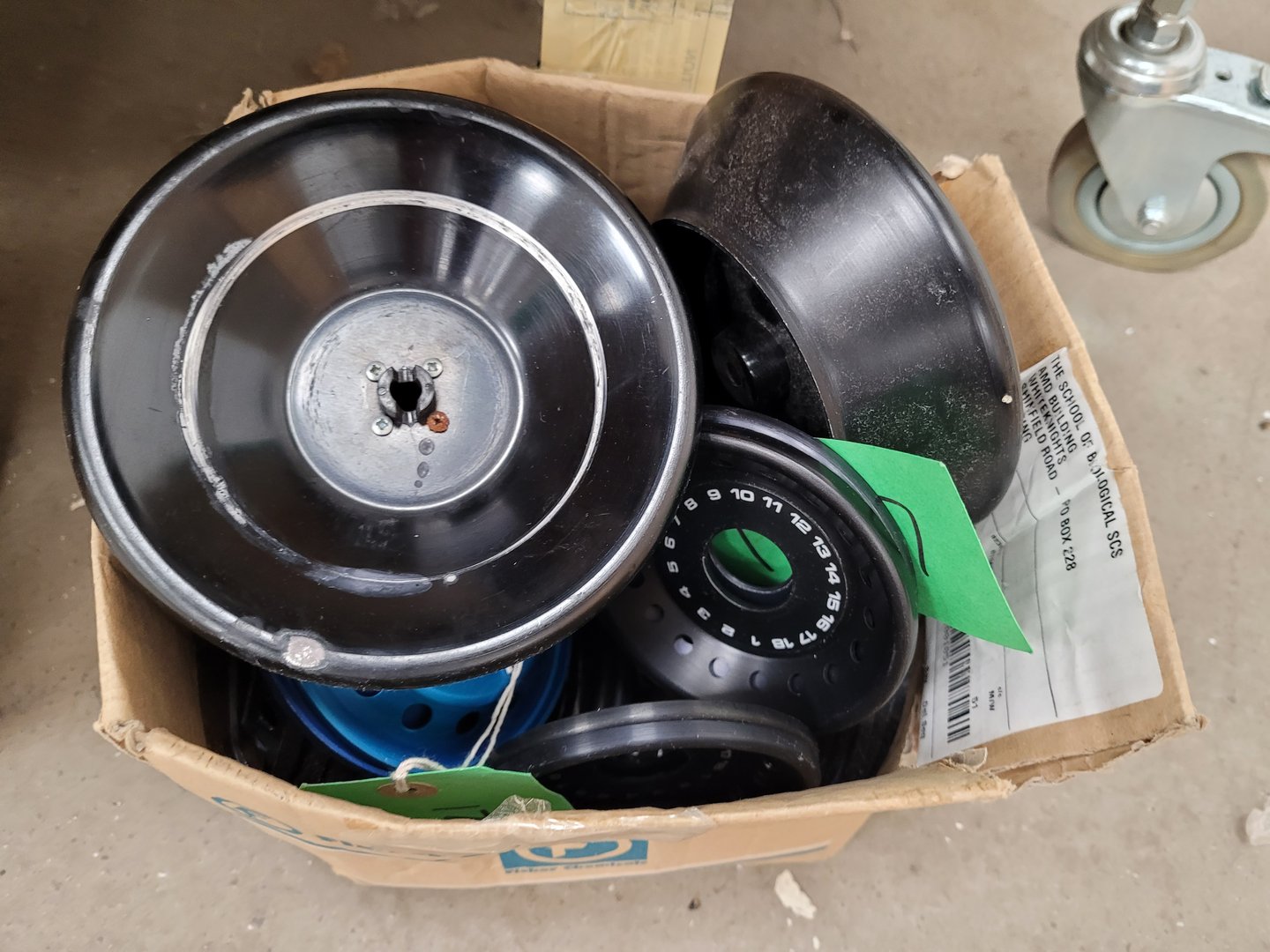 Image of Job Lot of Laboratory Centrifuge Rotors, Buckets & Adapters - Sorvall Thermo MSE