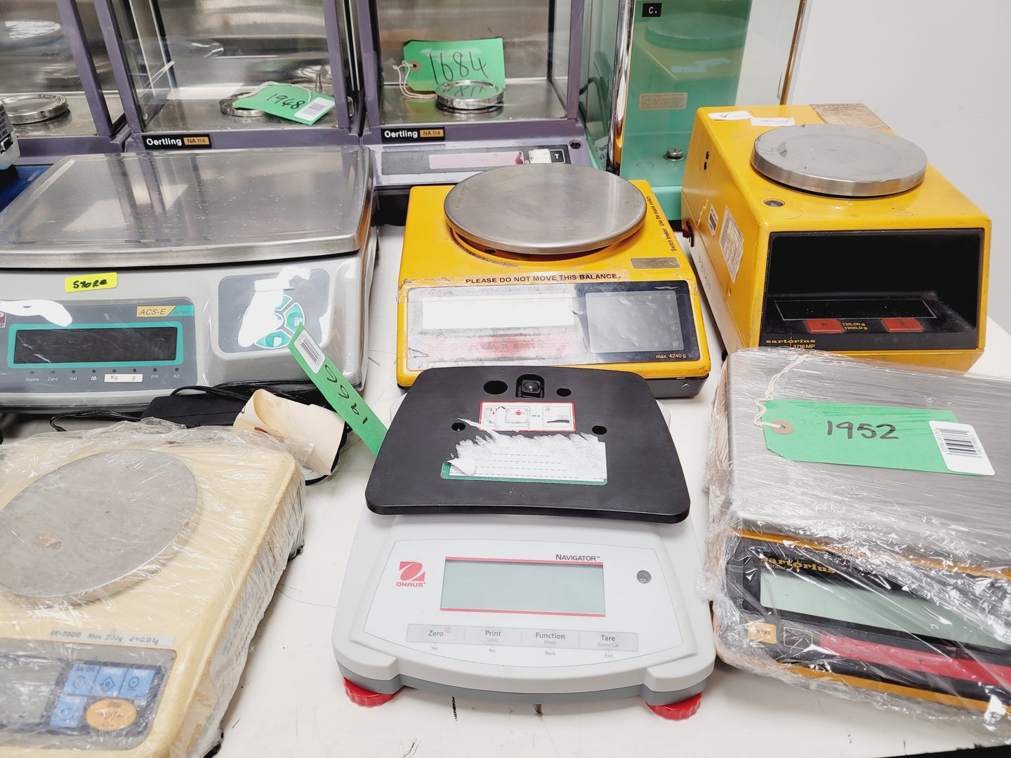 Image of Job Lot of Laboratory Precision Balances/Scales  Sartorius, Oertling, Sauter Lab