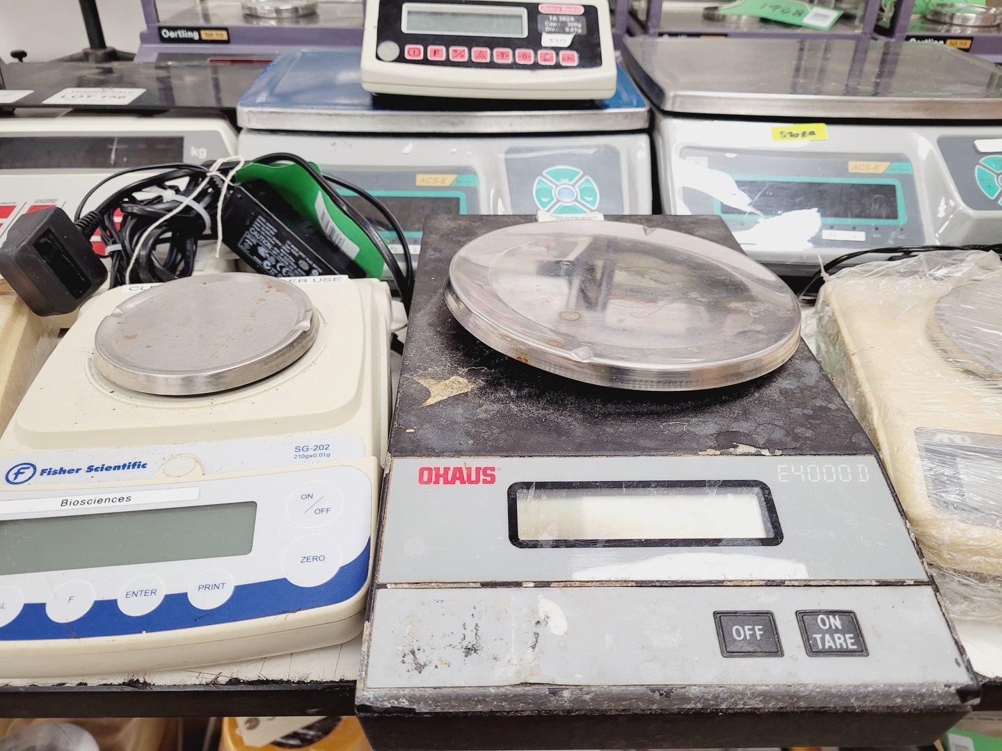 Image of Job Lot of Laboratory Precision Balances/Scales  Sartorius, Oertling, Sauter Lab