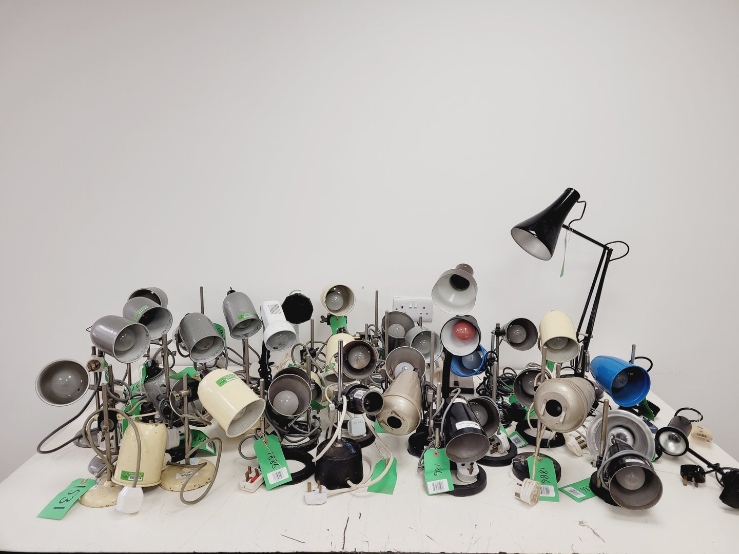 Image of Job Lot of Anglepoise Style Desk Lamps