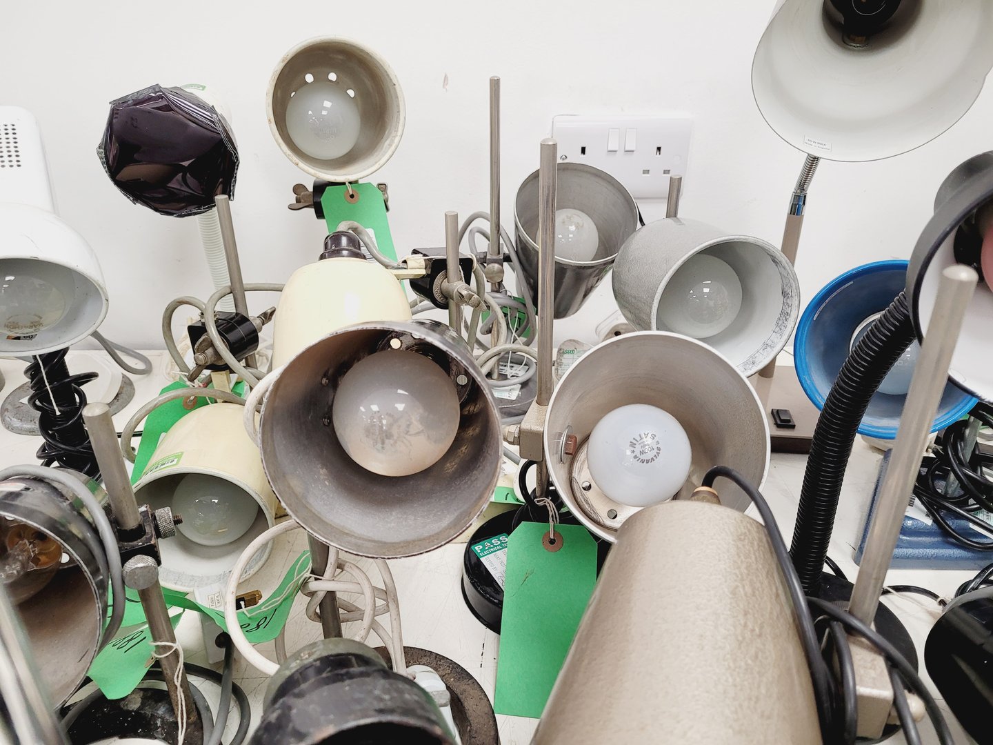 Image of Job Lot of Anglepoise Style Desk Lamps