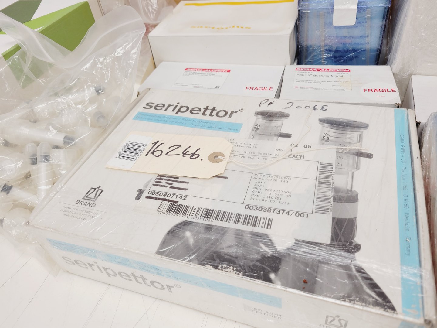 Image of Job Lot of Plastic Laboratory Consumables & Accessories - Tubes, Filters, Vials 