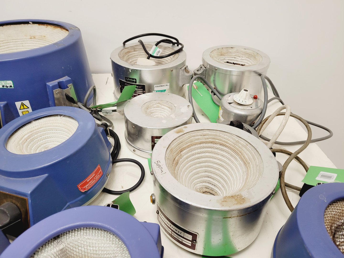 Image of Job Lot of Laboratory Heating Mantles - Thermo, Barnstead, Electrothermal Lab