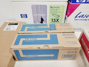 Thumbnail image of Job Lot of Printer Toner Ink Cartridges - HP, Epson, Kyocera