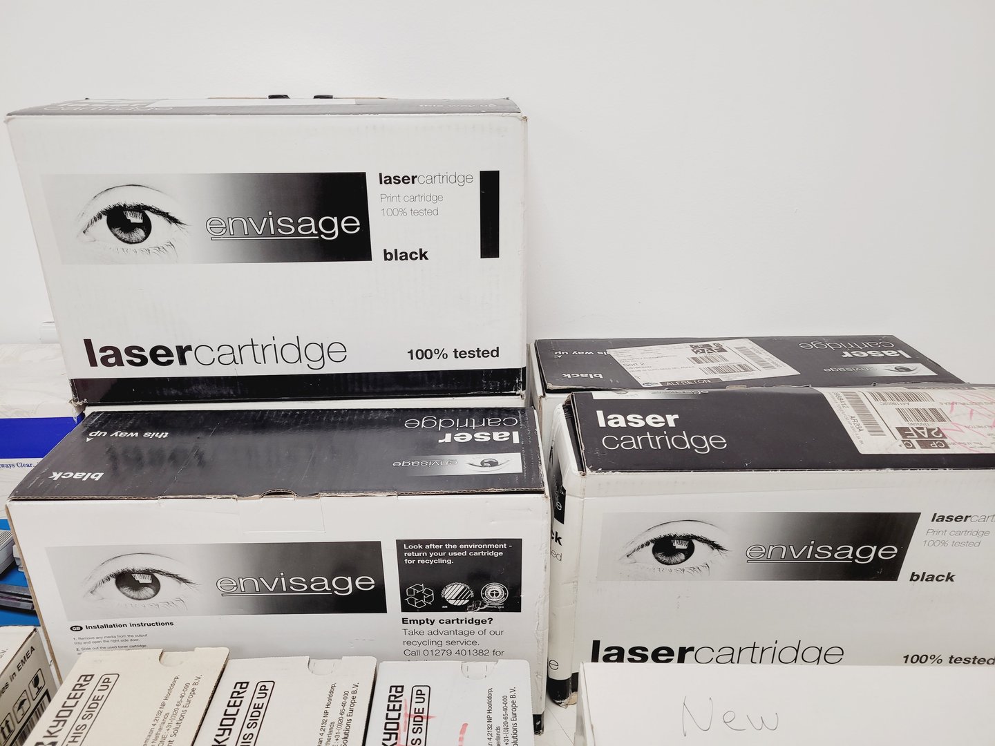 Image of Job Lot of Printer Toner Ink Cartridges - HP, Epson, Kyocera
