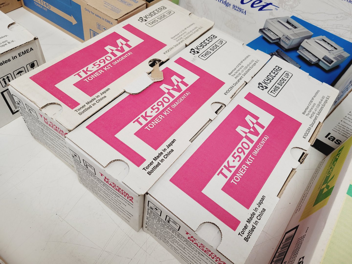Image of Job Lot of Printer Toner Ink Cartridges - HP, Epson, Kyocera