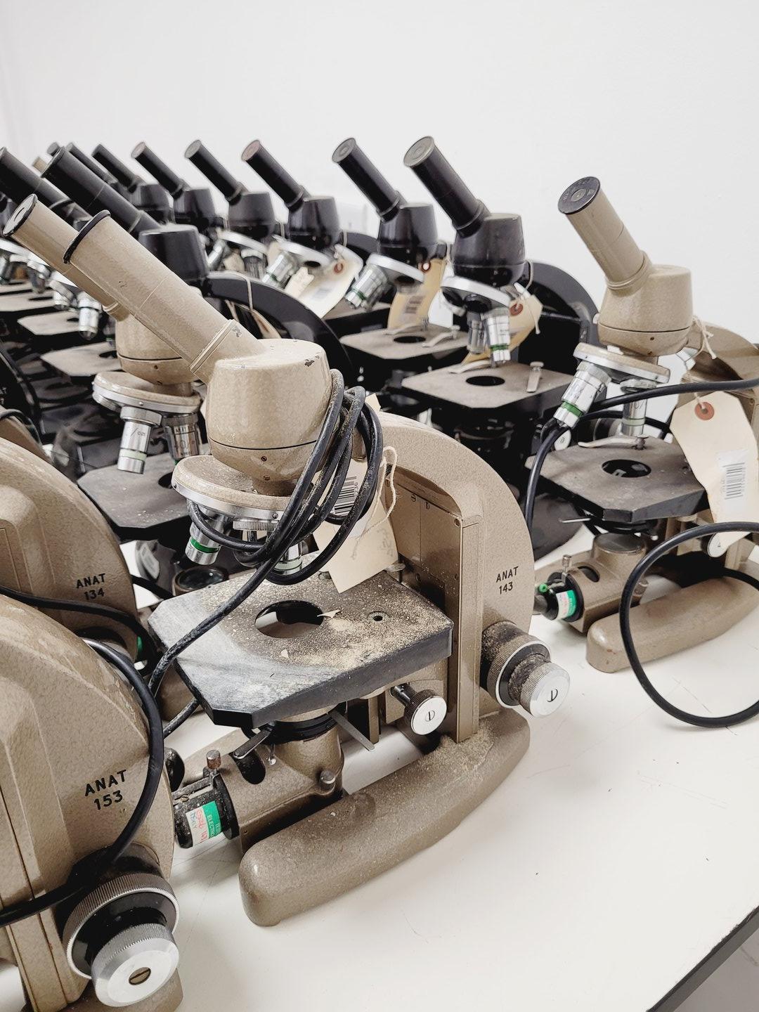 Image of Job lot of Vintage Laboratory Microscopes & Accessories - Vickers, Watson, Zeiss