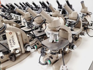Thumbnail image of Job lot of Vintage Laboratory Microscopes & Accessories - Vickers, Watson, Zeiss
