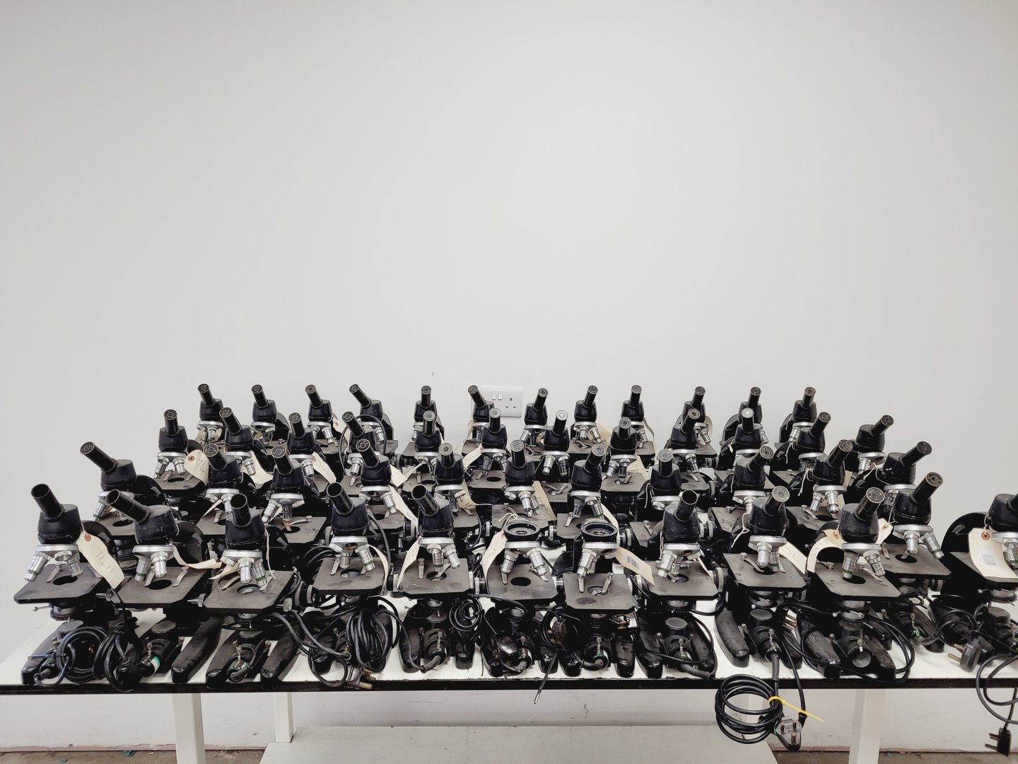 Image of Job Lot of Vintage Microscopes & Objectives  - Cooke, Vickers, Watson, Swift Lab