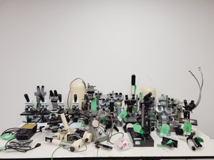 Thumbnail image of Job Lot of Laboratory Microscopes & Accessories - Olympus, Leitz, Wild Lab