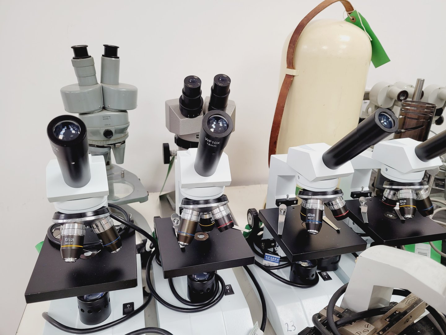 Image of Job Lot of Laboratory Microscopes & Accessories - Olympus, Leitz, Wild Lab