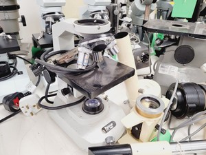 Thumbnail image of Job Lot of Laboratory Microscopes & Accessories - Olympus, Leitz, Wild Lab