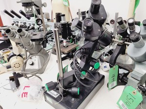 Thumbnail image of Job Lot of Laboratory Microscopes & Accessories - Olympus, Leitz, Wild Lab