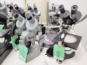Thumbnail image of Job Lot of Laboratory Microscopes & Accessories - Olympus, Leitz, Wild Lab