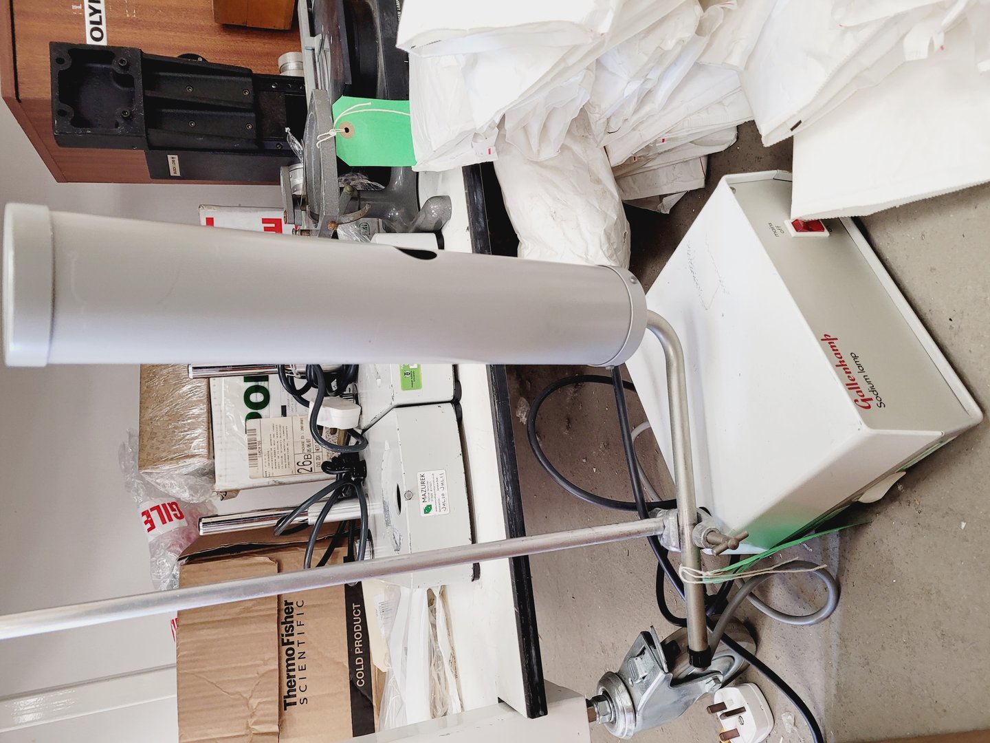 Image of Job Lot of Laboratory Microscopes & Accessories - Olympus, Leitz, Wild Lab