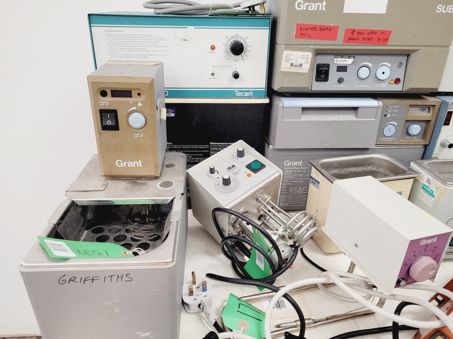 Image of Job Lot of Laboratory Water Baths - Grant, Clifton, Techne Lab