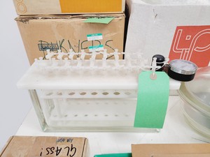 Thumbnail image of Job Lot of Mixed Used Laboratory Glassware - Tubes, Bottles, Flasks Lab