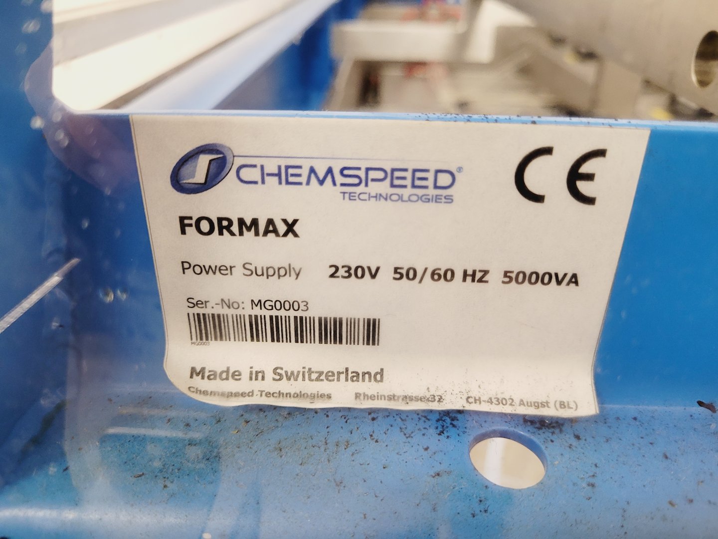 Image of Chemspeed Technologies Formax Frame Lab