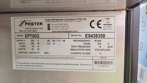 Thumbnail image of Foster Eco Pro G2 600L Single Door Lab Refrigerator Cabinet EP700G