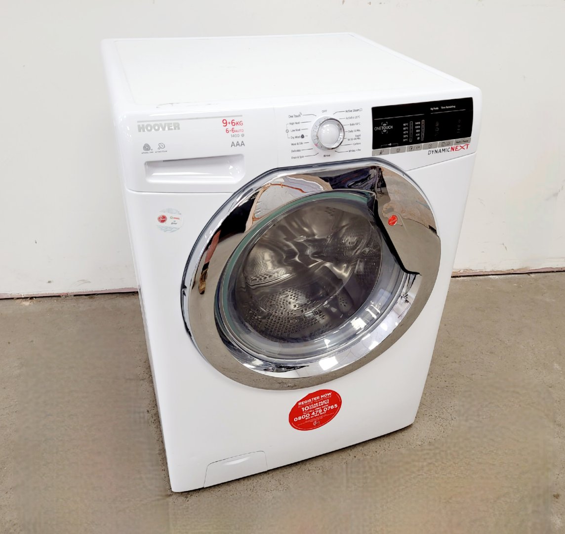 Image of Hoover Dynamic Next Washing Machine Dryer WDXOA 496C/1-80  LCM9