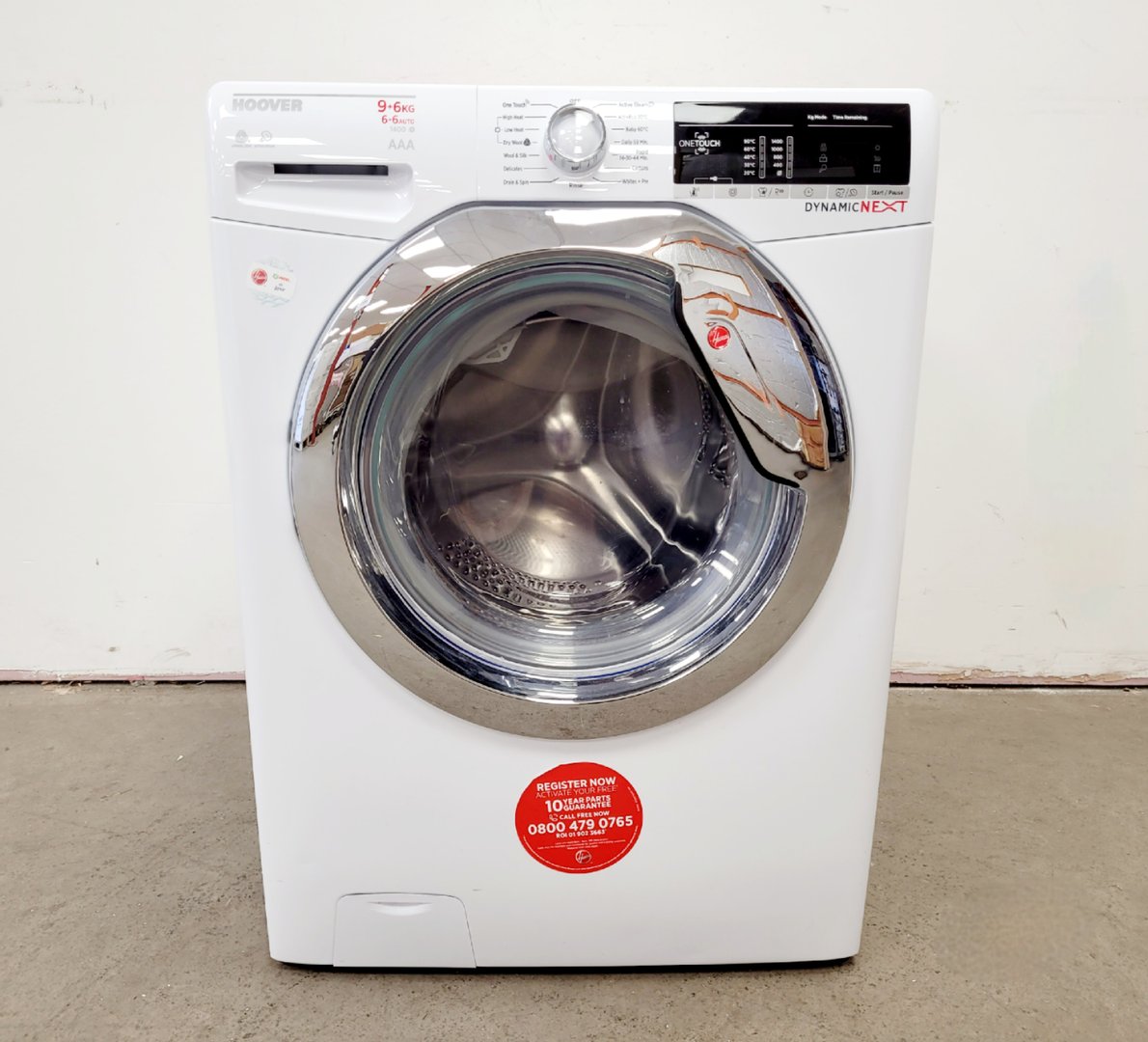 Image of Hoover Dynamic Next Washing Machine Dryer WDXOA 496C/1-80  LCM9