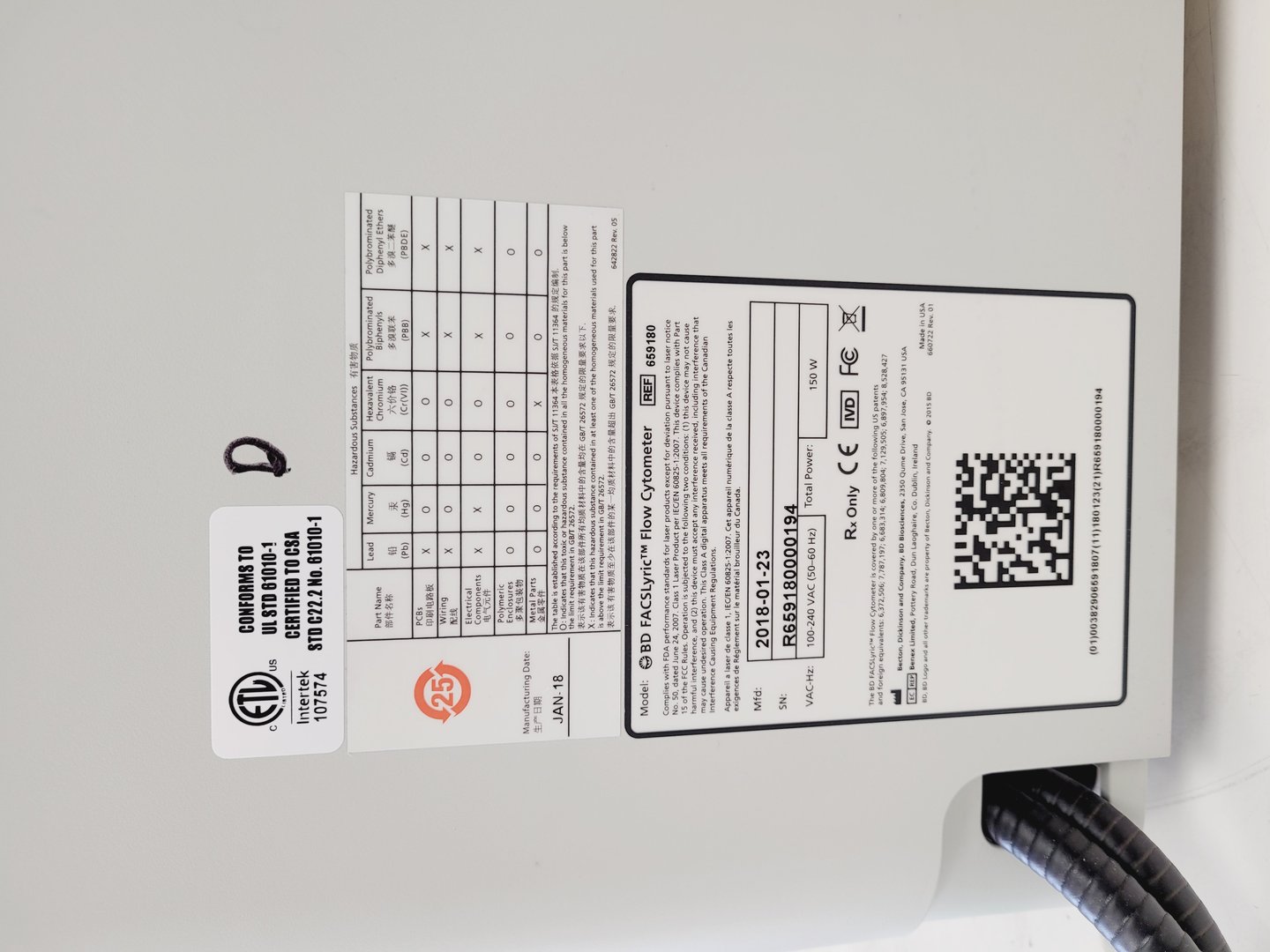 Image of BD Biosciences FACSLyric Flow Cytometer & Accessories Lab