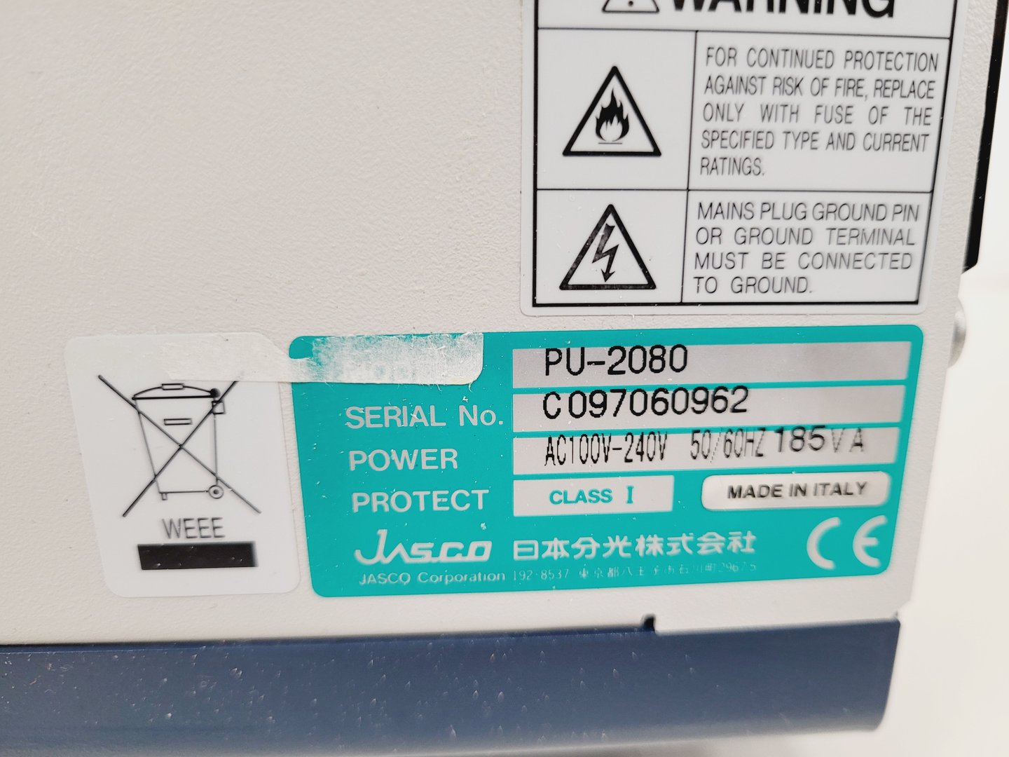 Image of Jasco HPLC System