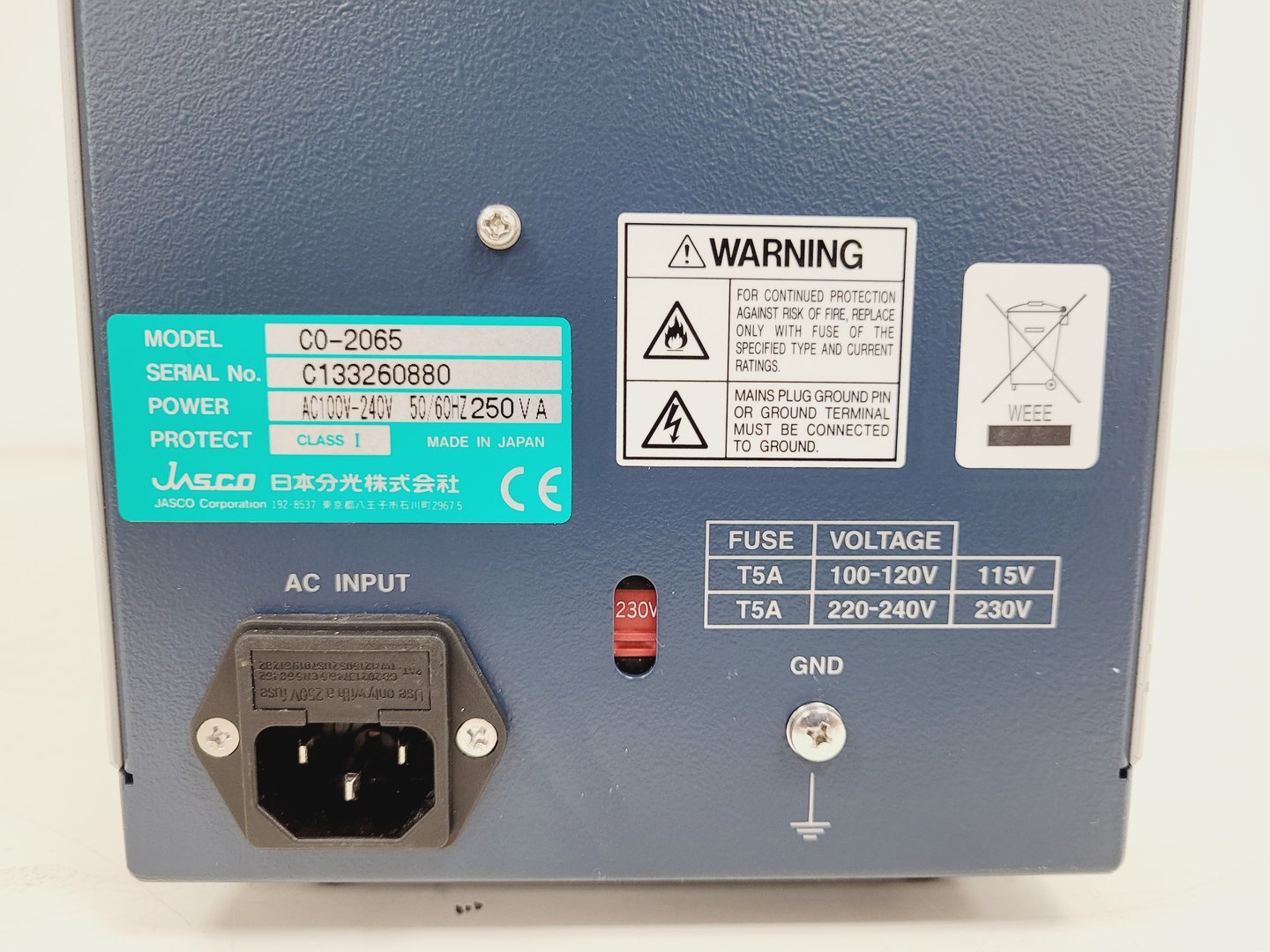 Image of Jasco HPLC System