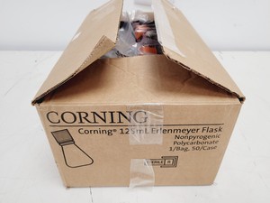 Thumbnail image of Large Job Lot of Plastic Corning Erlenmeyer Flasks & Bottles Various Sizes Lab
