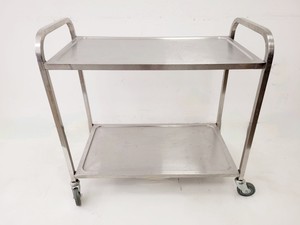 Thumbnail image of Stainless Steel Metal Laboratory Surgical Trolley Lab