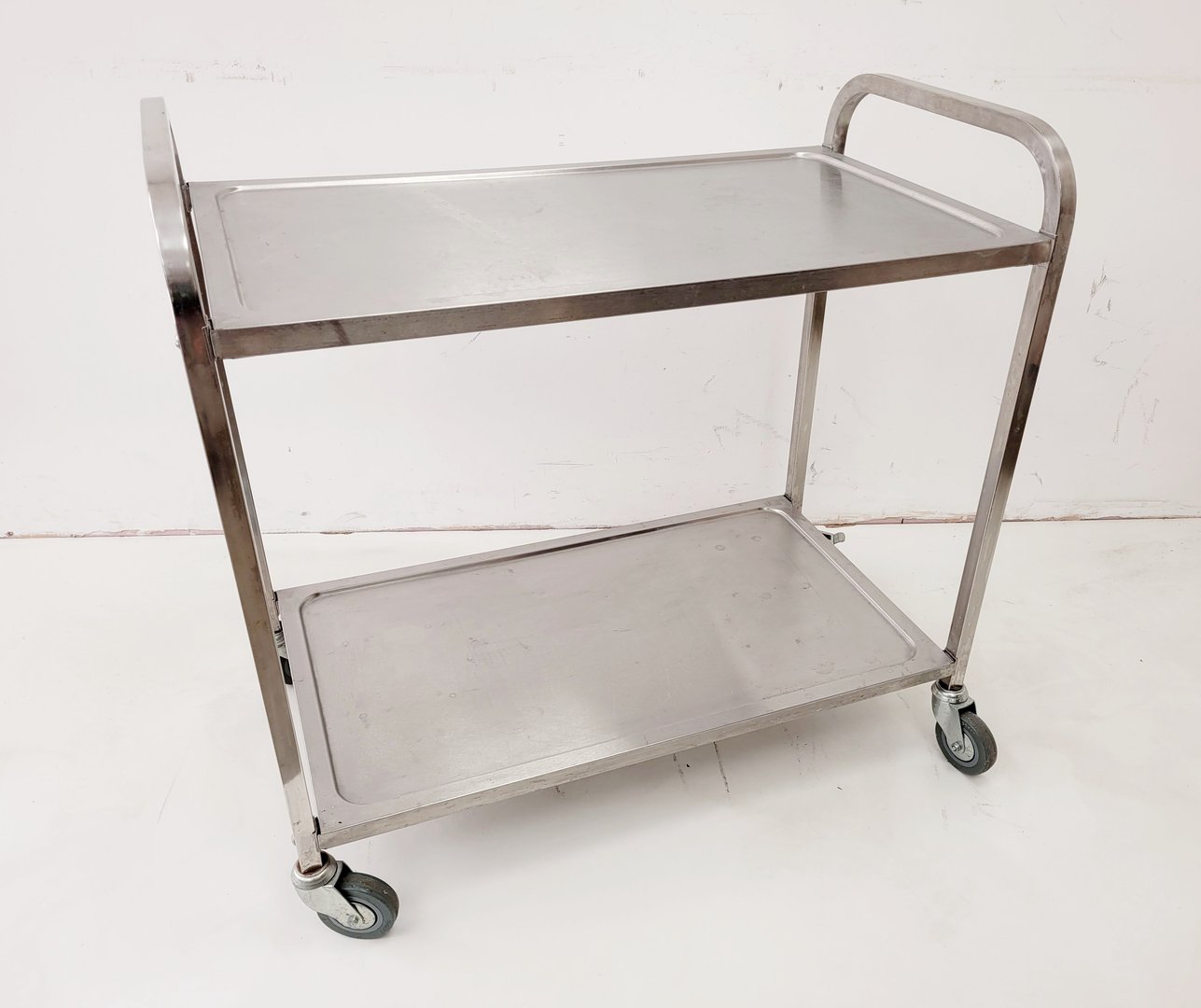 Image of Stainless Steel Metal Laboratory Surgical Trolley Lab