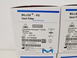 Thumbnail image of 6 X Boxes Millipore Millex Hydrophobic PTFE  Filters SLFG02550 lab