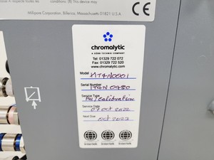 Thumbnail image of Millipore Integritest 4N Automated Filter Integrity Test Instrument XIT4N0001 La