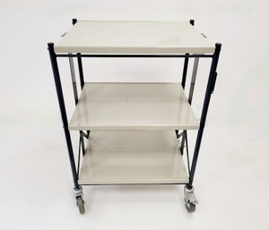 Thumbnail image of Metal Laboratory Equipment Trolley - 3 Shelves - 57.5 x 44.5cm Lab