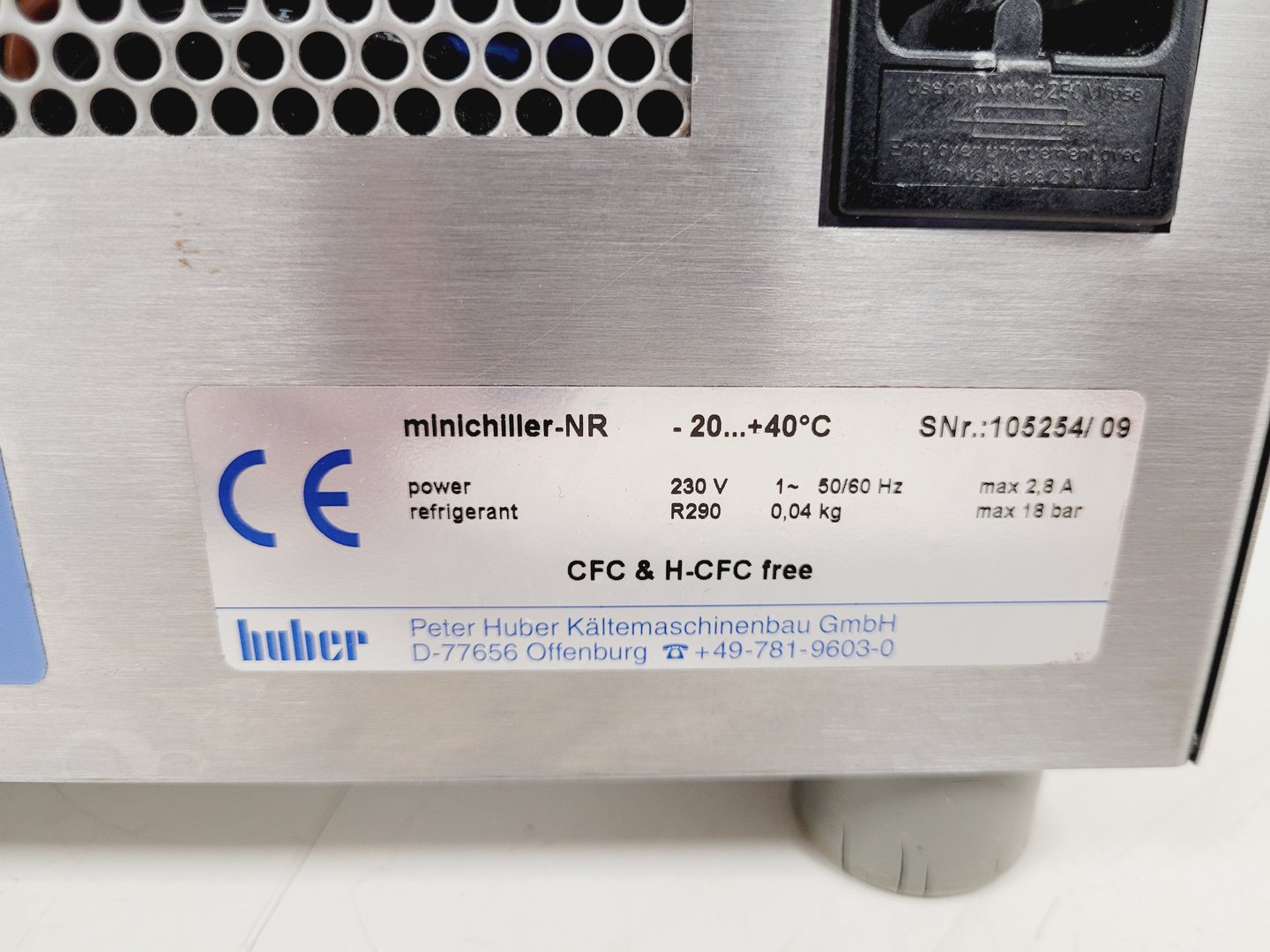 Image of Huber Minichiller Minichiller-NR Recirculating Laboratory Chiller Lab