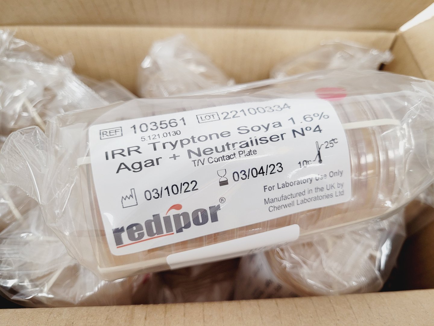 Image of Job Lot of Redipor Petri Dishes/Agar Plates Lab