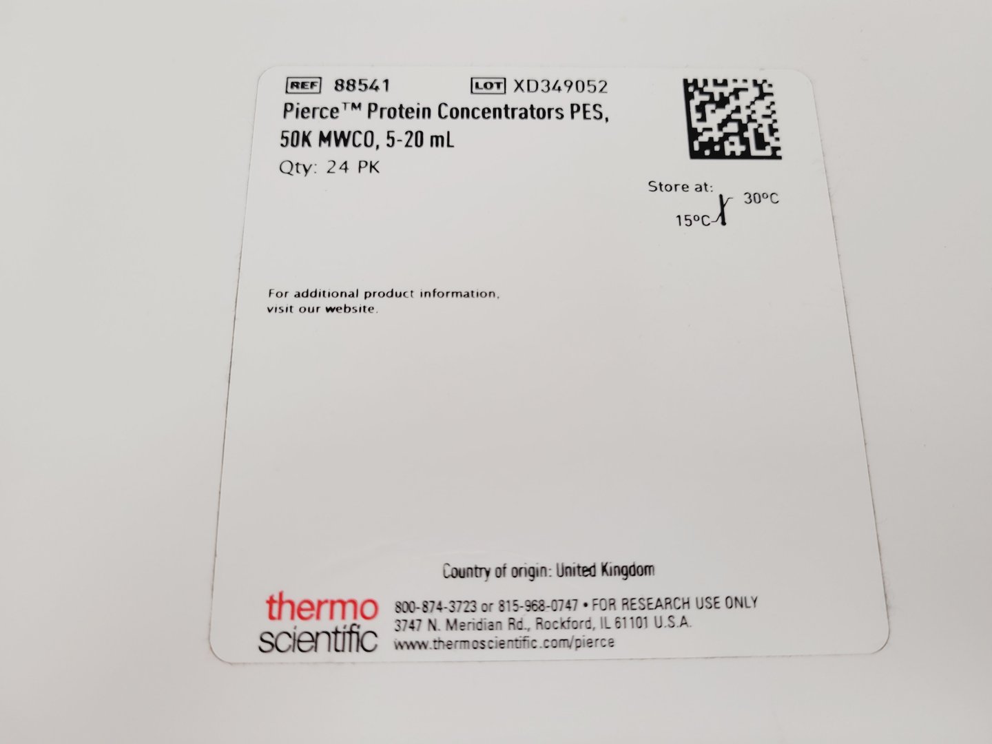 Image of Thermo Scientific Pierce Protein Concentrators PES, 50K MWCO, 5-20 mL