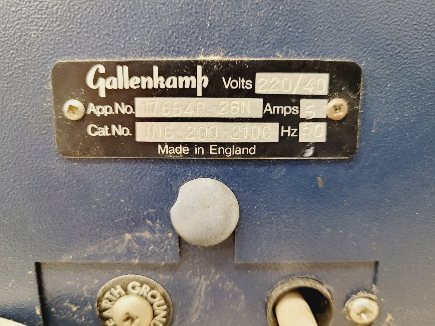 Image of Gallenkamp Incubator Plus Series Cat no. INC.200.210C Lab