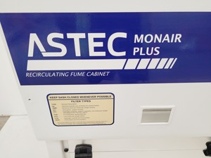 Thumbnail image of Astec Monair Plus Recirculating Fume Cabinet Lab