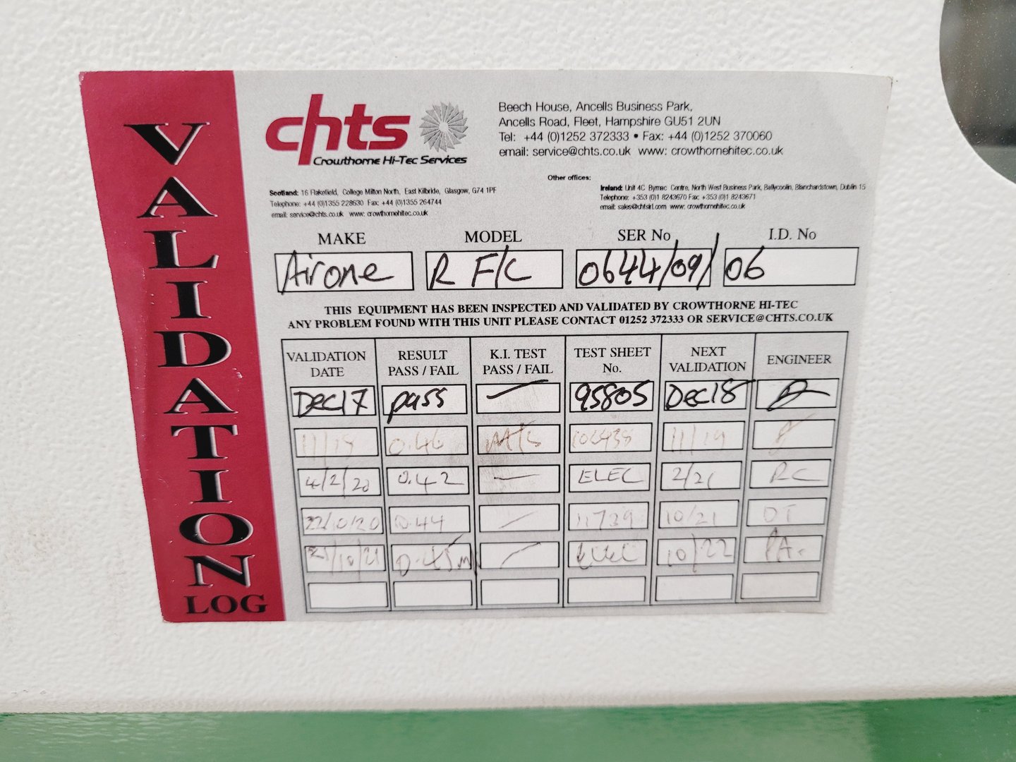 Image of Safelab Airone - R Recirculating Fume Cabinet Model - Airone 1200R Lab